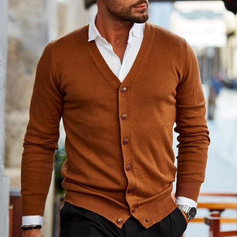 Julian - Stilvolle lässige Strickjacke für Männer