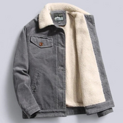 Gery - Lässige, mit Fleece gefütterte, warme Cordjacke für Herren