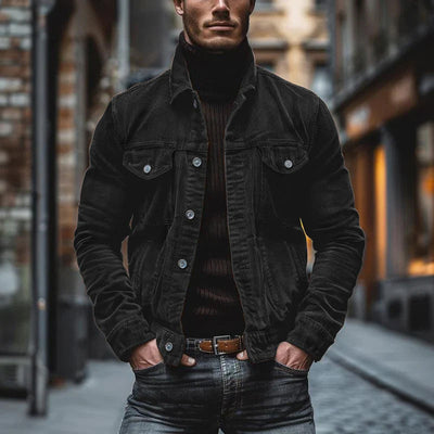 Darryl - Elegante Jacke mit Reverskragen und Knöpfen für Herren