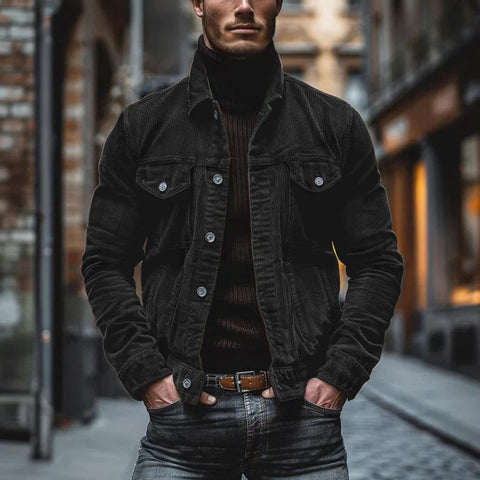 Darryl - Elegante Jacke mit Reverskragen und Knöpfen für Herren