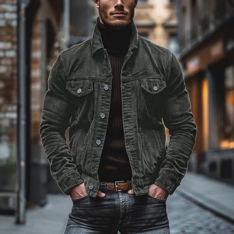 Darryl - Elegante Jacke mit Reverskragen und Knöpfen für Herren