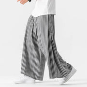 Francis - Gestreifte Hose mit weitem Bein