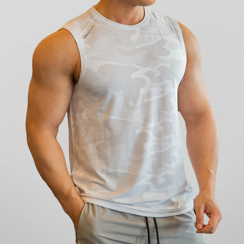 Alvin - Schnelltrocknendes ärmelloses Sportshirt für Herren