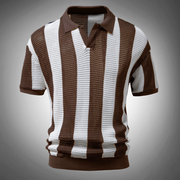 Joel - Atmungsaktives Poloshirt mit Streifen