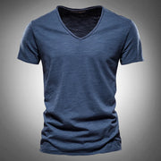 Aurelio - Klassisches und Stilvolles V-Ausschnitt-T-Shirt für Herren