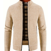 John - Strickjacke mit Rollkragen
