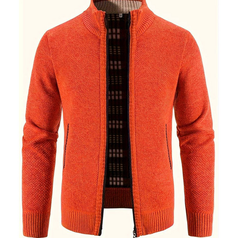 John - Strickjacke mit Rollkragen