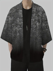 Alden - Herren Kimono-Strickjacke im Vintage-Stil