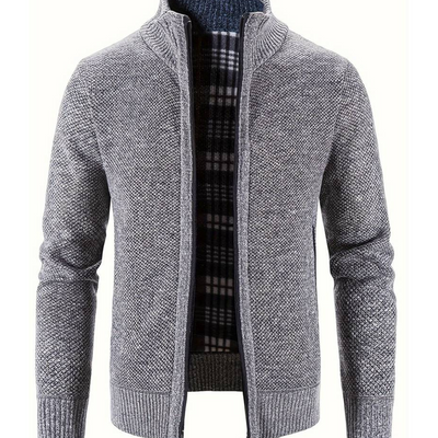 John - Strickjacke mit Rollkragen