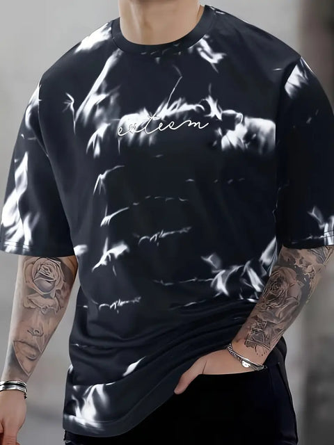 David - Atmungsaktives Herren-T-Shirt mit kurzen Ärmeln und Rundhalsausschnitt