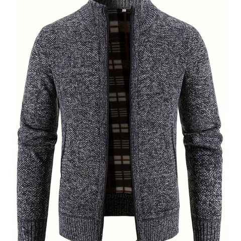 John - Strickjacke mit Rollkragen