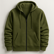 Efren - Stilvolle Strickjacke mit Reißverschluss und Kapuze für Herren