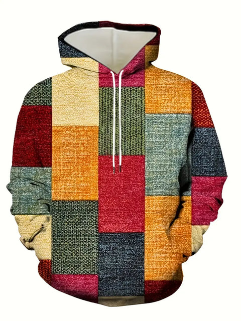 Alexander - Patchwork Sweatshirt Kapuzenpullover