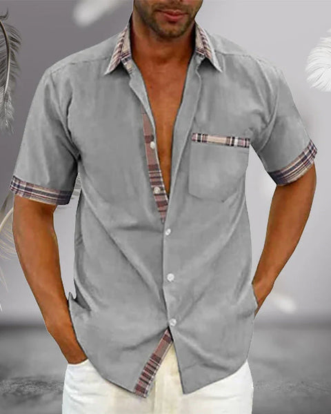 Alford - Kurzärmliges Button-Down-Hemd für Herren