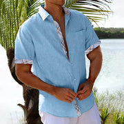 Cedric - Kurzärmliges Button-Down-Hemd für Herren
