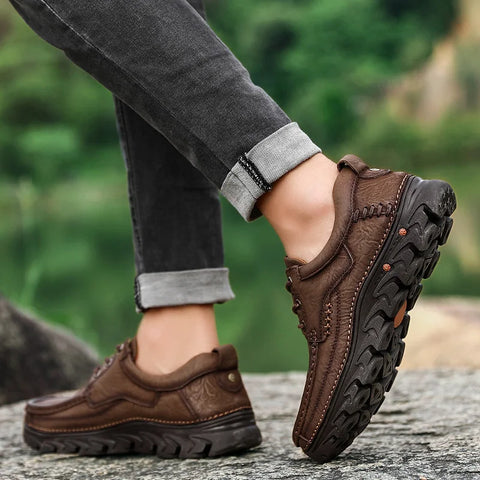 Alistair - Schnürschuhe aus echtem Leder