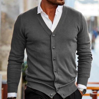 Julian - Stilvolle lässige Strickjacke für Männer