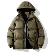 Isaac - Gemütliche, wattierte Winterjacke mit Kapuze