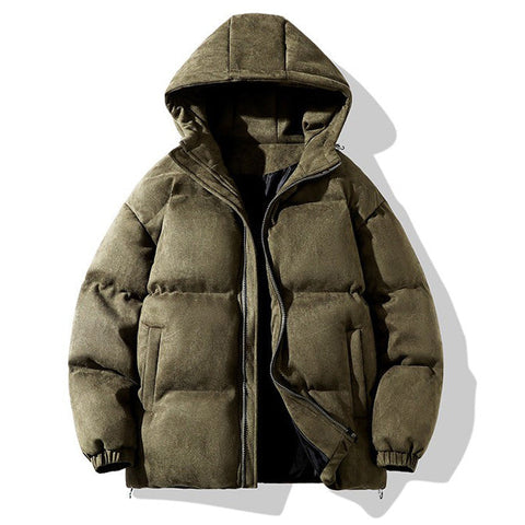 Isaac - Gemütliche, wattierte Winterjacke mit Kapuze