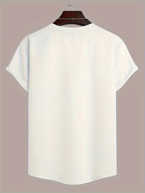 George - Jacquard-T-Shirt für Herren