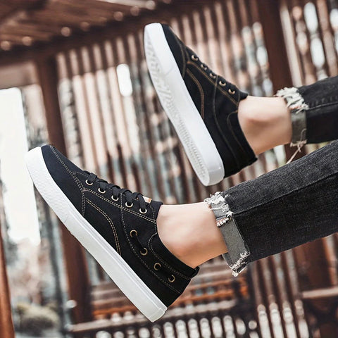 Dominic - Herren-Skate-Schuhe aus Segeltuch