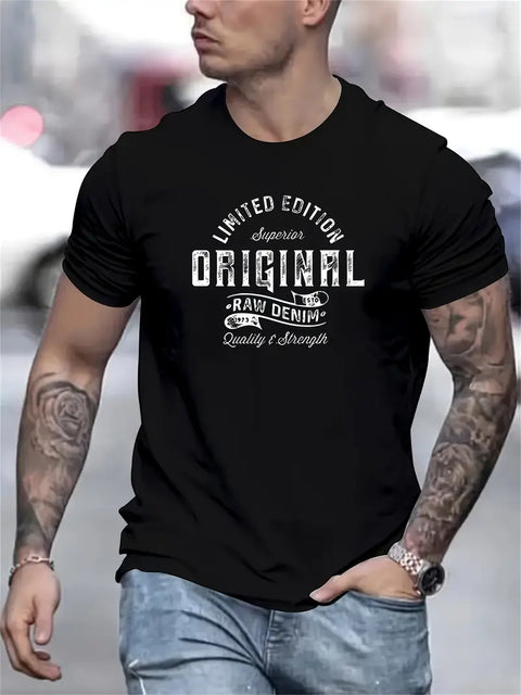 Rogelio - Herren Casual Rundhals-Shirt
