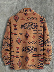Edmund - Herrenjacke mit Aztekenmuster