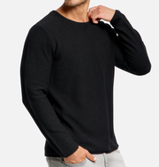 Marius - Lässiger warmer Rundhalspullover für Herren