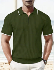 Romeo – Lässiges, vielseitiges Strick-Poloshirt für Herren