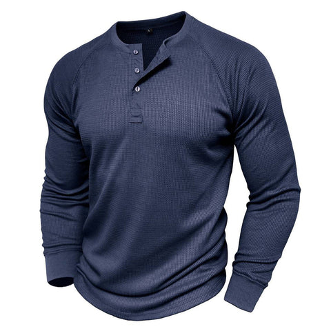 Ricco - Lässiger Waffelstrickpullover für Herren