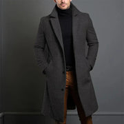 Arjun - Eleganter langer warmer Trenchcoat für Herren