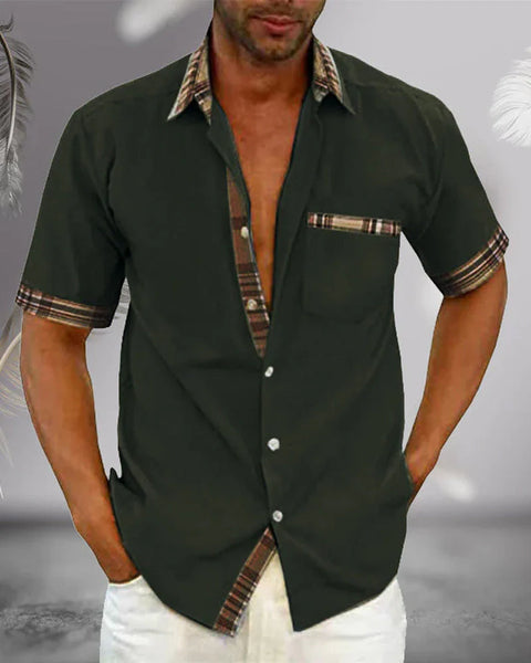 Alford - Kurzärmliges Button-Down-Hemd für Herren