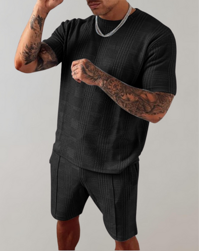 Jadiel - Lässiges, stilvolles Set aus Hemd und Shorts