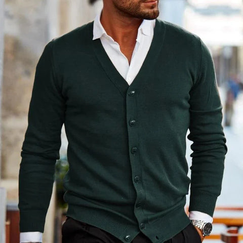 Julian - Stilvolle lässige Strickjacke für Männer