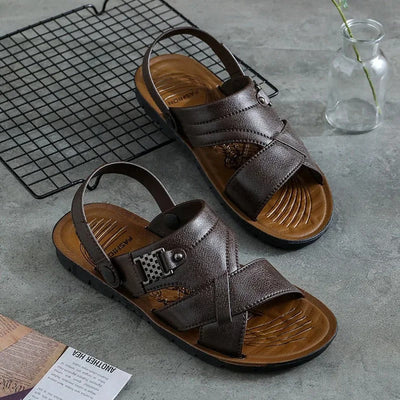 Alvis - Leichte PU-Leder-Sandalen