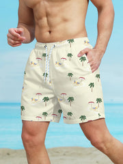 Evans - Strandshorts mit Palmenmuster