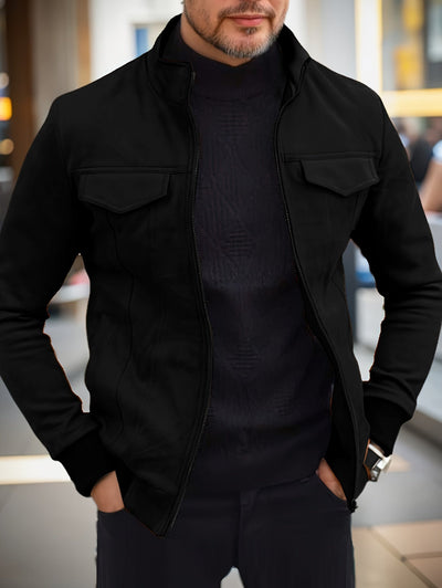 Dave - Elegante klassische Winterjacke mit Reißverschluss