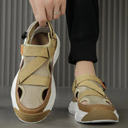 Theo - Rutschfeste Sandalen mit Haken und Ösen für Männer