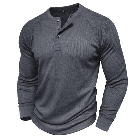 Ricco - Lässiger Waffelstrickpullover für Herren