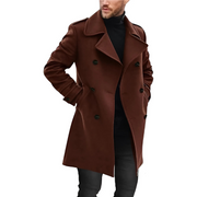 Tyson - Eleganter Trenchcoat mit Reverskragen für Herren
