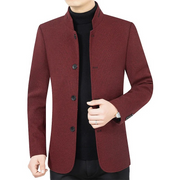 Severino - Eleganter, schmal geschnittener Blazer mit Stehkragen für Herren