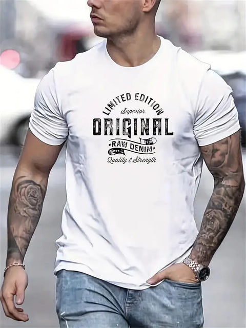 Rogelio - Herren Casual Rundhals-Shirt