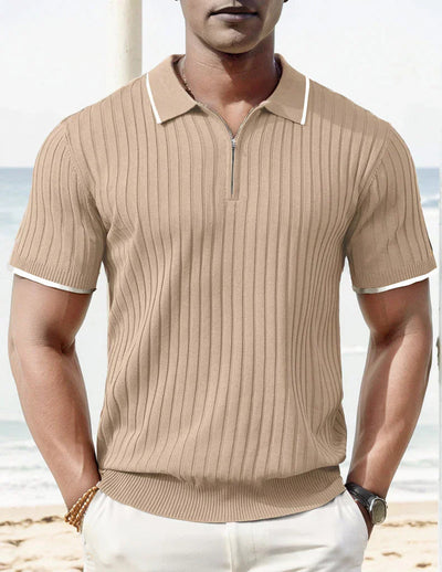 Romeo – Lässiges, vielseitiges Strick-Poloshirt für Herren