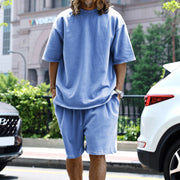 Johan - Lässiges Oversize-T-Shirt und Shorts-Set