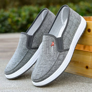 Enzo - Herren Slip On Segeltuchschuhe