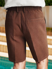 Martin - Knielange Shorts mit Plissee für Männer