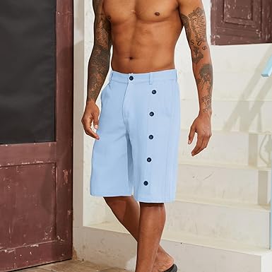 Alastair - Herren-Shorts aus Baumwolle und Leinen