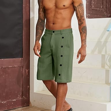 Alastair - Herren-Shorts aus Baumwolle und Leinen
