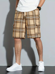 Amadeo - Lässige Strandshorts mit Karomuster