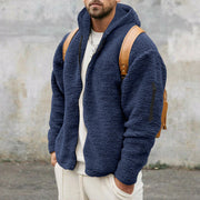 Matteo - Warme Fleecejacke mit Kapuze